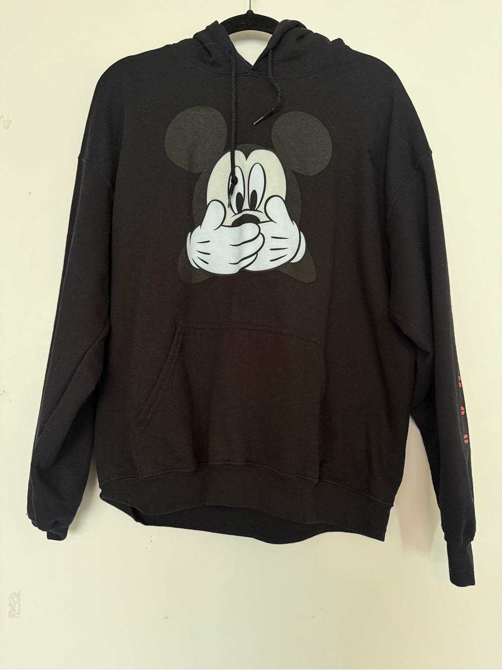 Black Mickey Mouse x NEFF collab hoodie